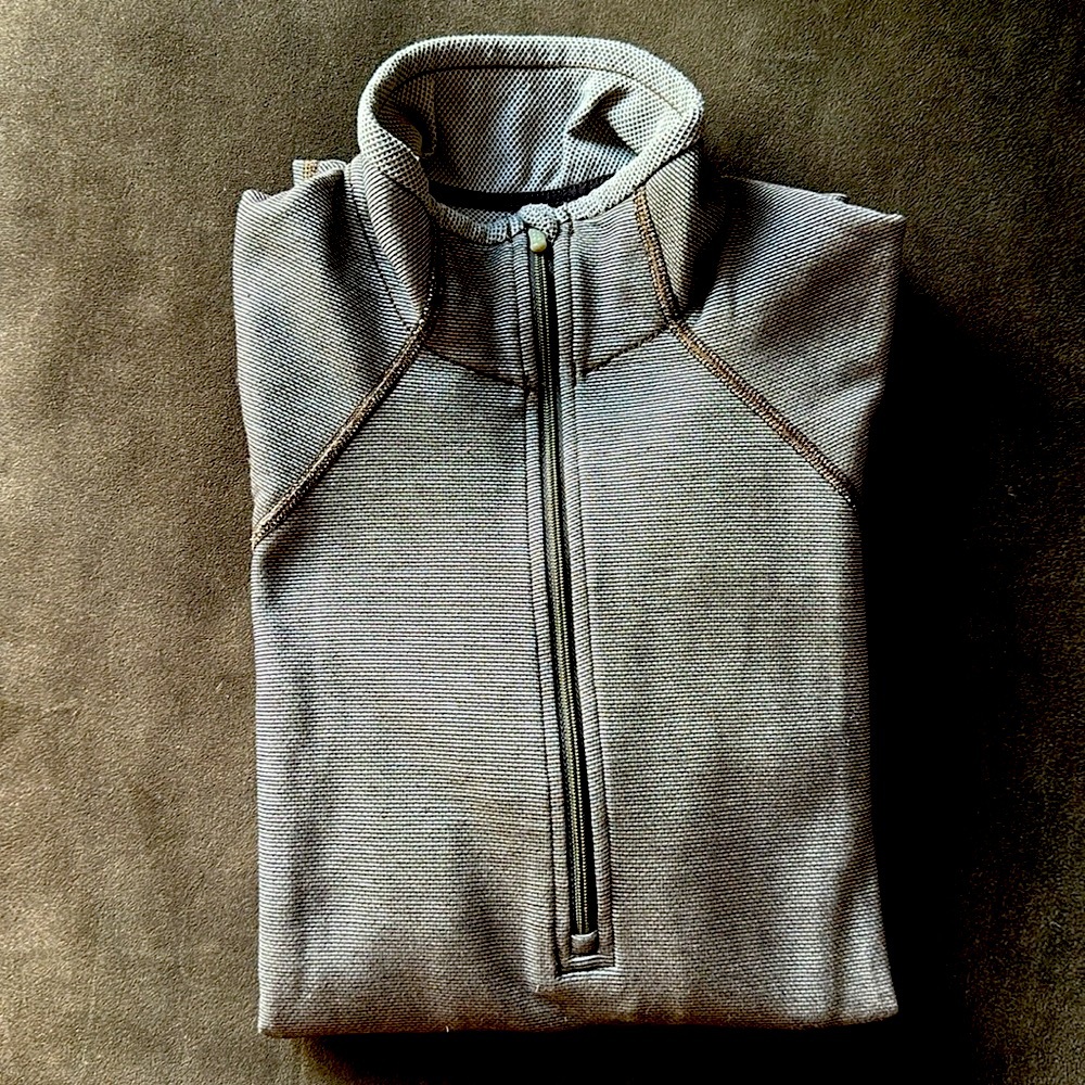 Patagonia Half-zip base layer lightweight brown women's sz S